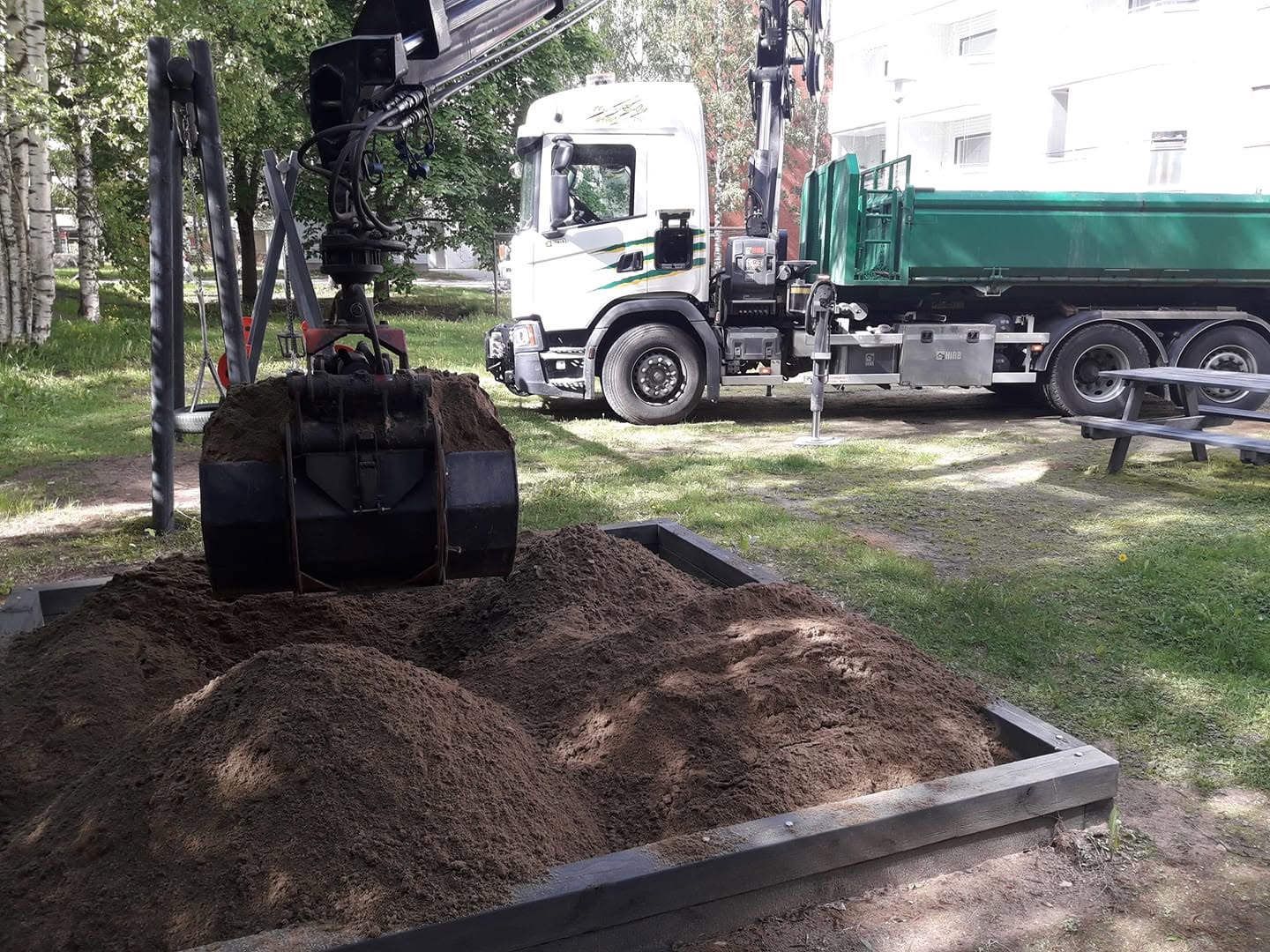 Ravinteikas multa kasvualustaksi Tampereella